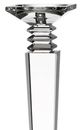 A & B Home Crystal Clear 27" Candle Holder-1