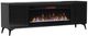 Legends Home Real Cozy Malibu Seal Skin Black 78'' Fireplace Console-0