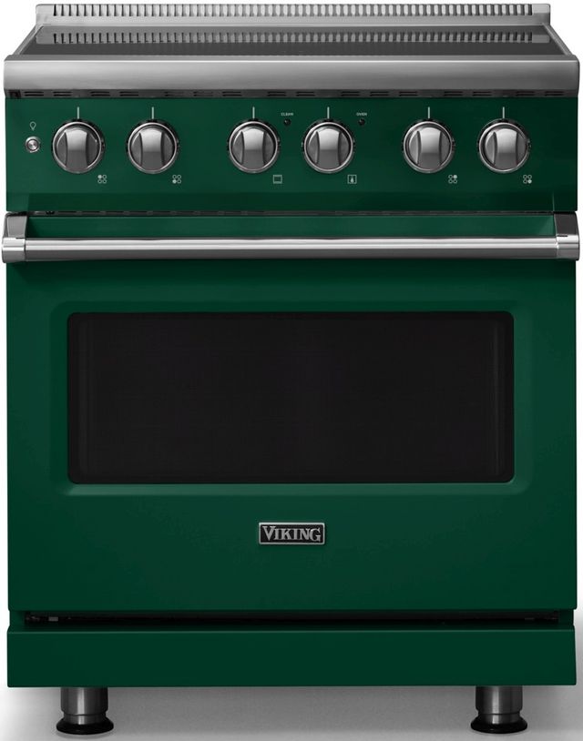 Viking® 5 Series 30" Ivy Pro Style Induction Range with Polished Chrome Trim-0