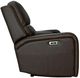 Flexsteel® Hayley Burnt Umber Power Reclining Loveseat with Console and Power Headrest-2