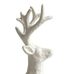 A & B Home White Woodland Deer-1