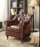 ACME Furniture Aberdeen Vintage Dark Brown Accent Chair-2