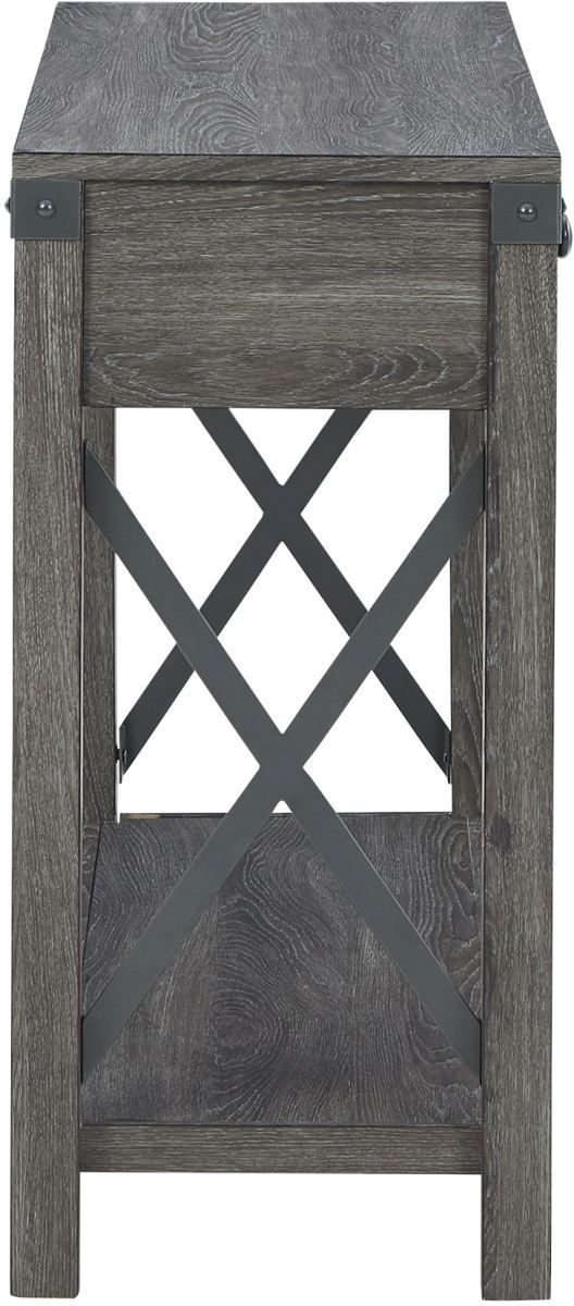 Signature Design by Ashley® Freedan Grayish Brown Console Sofa Table-3