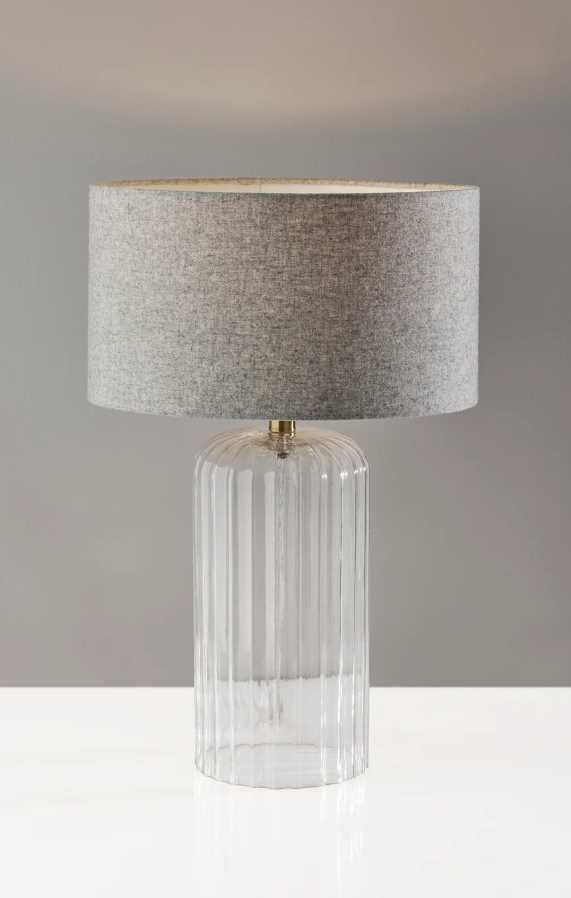 Adesso® Carrie Clear Large Table Lamp-1