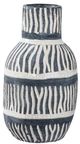 A & B Home Black/Tan Ceramic Vase-0