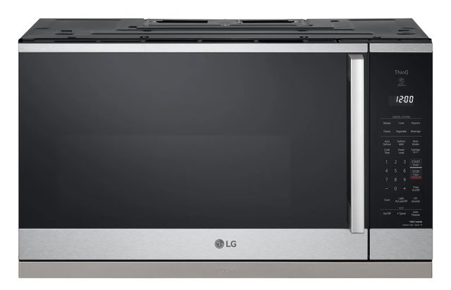 LG 2.1 Cu. Ft. PrintProof™ Stainless Steel Over The Range Microwave with ExtendaVent® 2.0-0