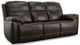 Flexsteel® Jackson Dark Brown Power Reclining Sofa with Power Headrests-0