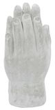 A & B Home Soft Gray Cupped Hands Planter-2