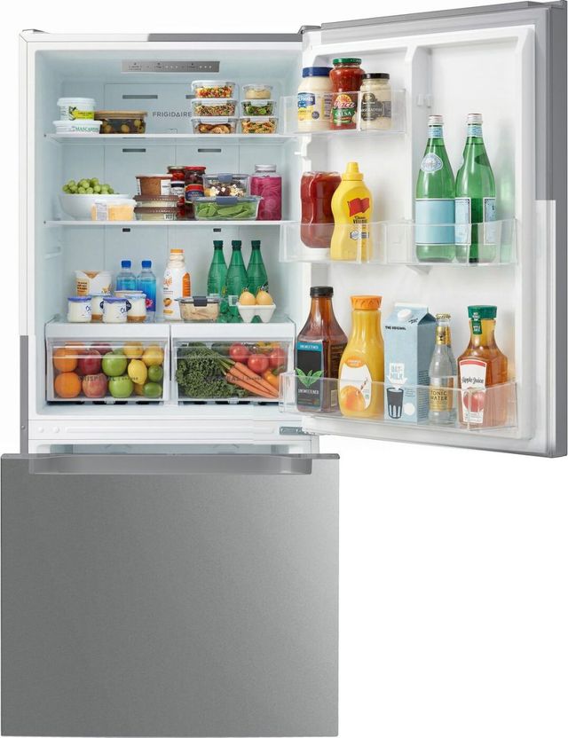 Frigidaire® 30" 18.7 Cu. Ft. Stainless Steel Bottom Freezer Refrigerator-2