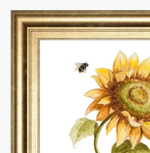 Classy Art Harvest Gold Sunflower II by Patricia Pinto Wall Art-1