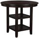 New Classic® Home Furnishings Gia 5-Piece Ebony Circle Counter Dining Set-2