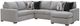 Benchcraft® Lakepoint 2-Piece Nickel Right-Arm Facing Sectional and Chaise-0