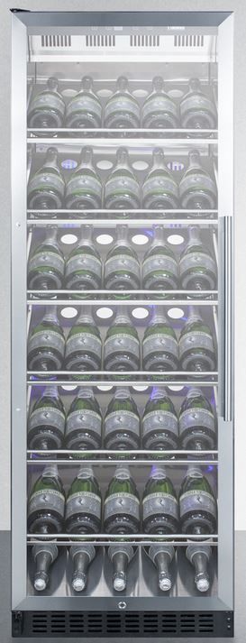 Summit® Commercial Series 12.6 Cu. Ft. Stainless Steel Wine Cooler-2