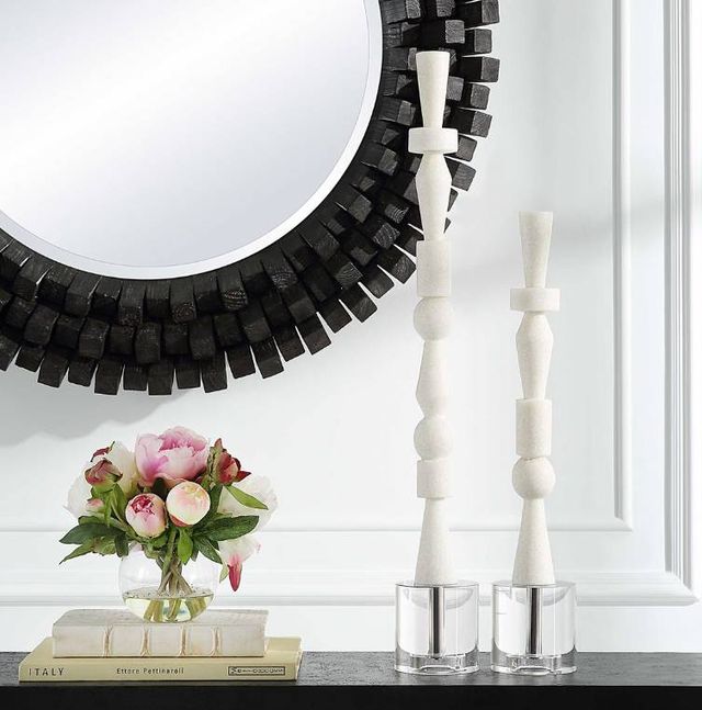 Uttermost® Norte 2-Piece Ivory Sculptures Set-1