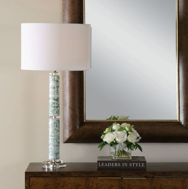 Uttermost® Jameis Blue Green Marbled Table Lamp-1