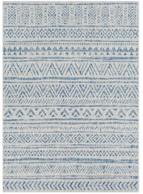 Surya Eagean Blue/Taupe 4'x6' Area Rug-0