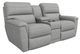 La-Z-Boy® Ava Oyster Power Reclining Loveseat with Console, Headrest, and Lumbar-0