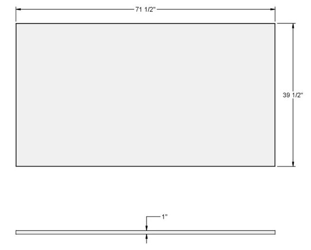Amisco Customizable Bennington Bar Height Table-3