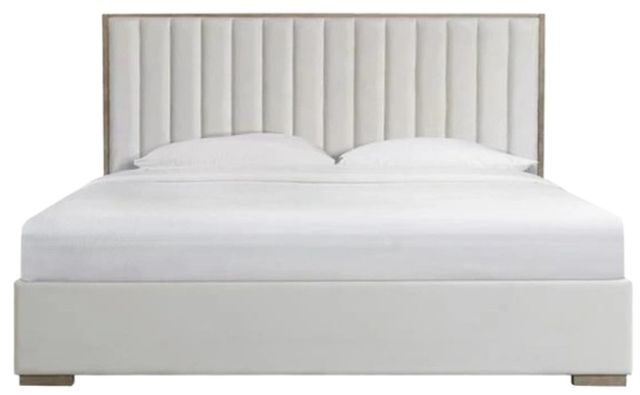 Riverside Furniture Pasadena White Queen Upholstered Bed-0