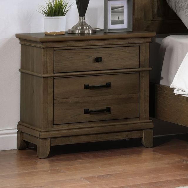 New Classic® Home Furnishings Sunstone Walnut Nightstand-1