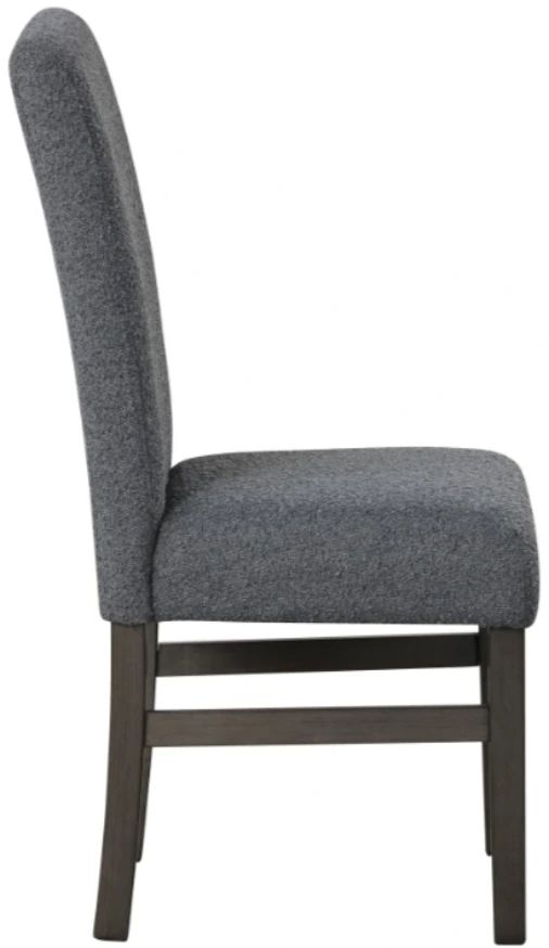 New Classic® Home Furnishings High Line Gray Upholstered Dining Side Chair-2