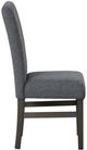 New Classic® Home Furnishings High Line Gray Upholstered Dining Side Chair-2