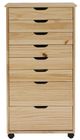 Linon Rudy Natural Storage Cart-2