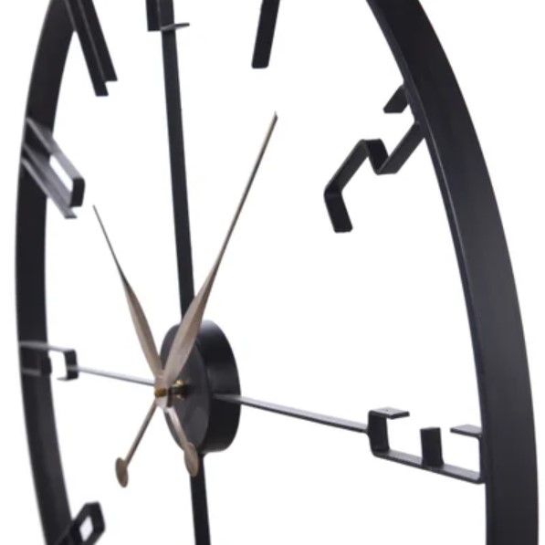 Stylecraft Black Wall Clock-3