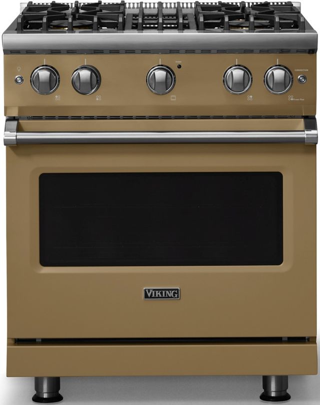 Viking® 5 Series 30" Golden Hour Pro Style Gas (LP) Range with Polished Chrome Trim-0