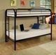 ACME Furniture Thomas Black Twin Over Twin Bunk Bed-1
