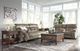 Ashley® Brassville Graystone Reclining Sofa-2