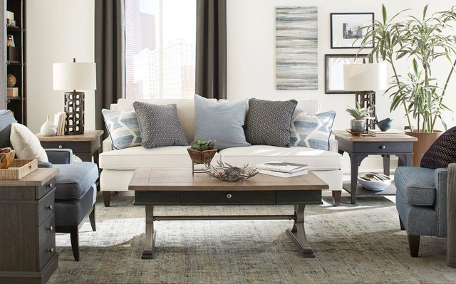 Hammary® Hancock Brown Rectangular Coffee Table-1