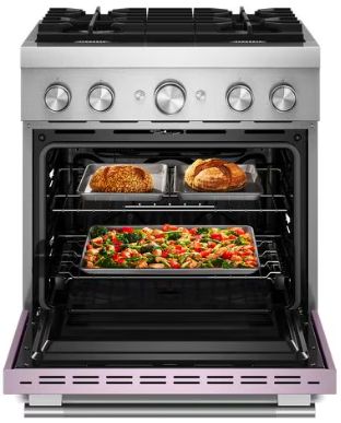 KitchenAid® Commercial Style 30" Wildflower Pro Style Dual Fuel Range with No Preheat Air Fry Mode -1