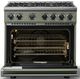 Viking® 7 Series 36" Eucalyptus Pro Style Natural Gas Range-1