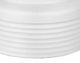 A & B Home White Ridged Cement Round Planter-1