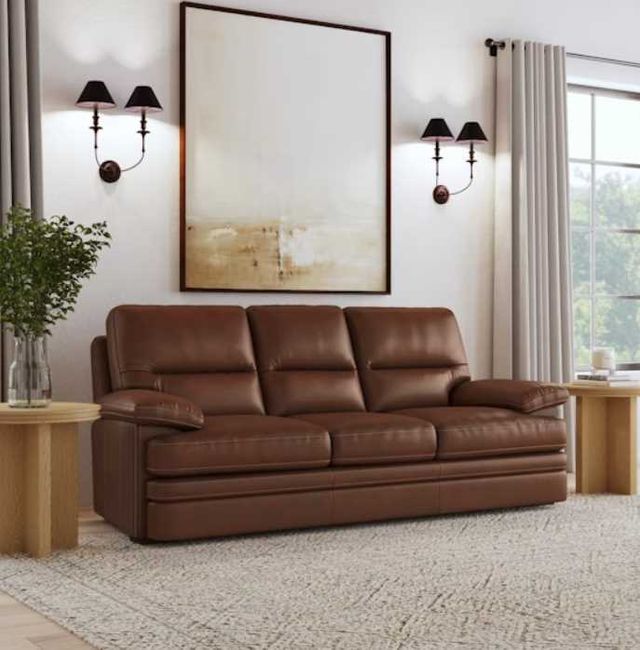 Flexsteel® David Pecan Sofa-1
