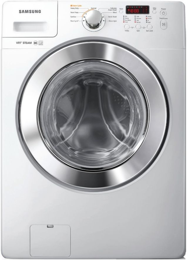 Samsung Neat White Front Load Washer-0