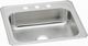 Elkay Celebrity® Brushed Satin 31" x 22" x 6-7/8" 3-Hole Single Bowl Drop-In Sink-0