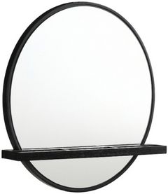 Coaster® Arini Black Vanity Wall Mirror with Shelf