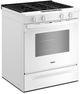 Whirlpool® 30'' White Smart Slide-In Gas Range -2