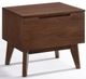 VIG Furniture Modrest Lewis Walnut Nightstand-0