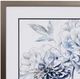 Stylecraft Azure Peony Blue/Gray/White Wall Art-1