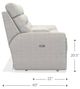 La-Z-Boy® Soren Wicker Power Reclining Loveseat with Console-5