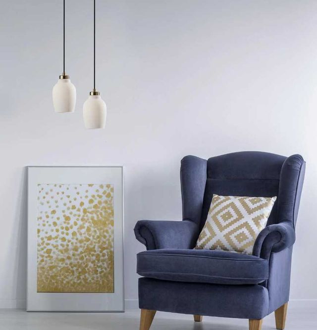 Adesso® Clara Antique Brass Pendant-2