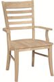 John Thomas Furniture® Customizable Select Roma Dining Arm Chair-0