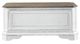 Liberty Furniture Magnolia Manor Antique White/Weathered Bark Storage Trunk-244-OT1013-1