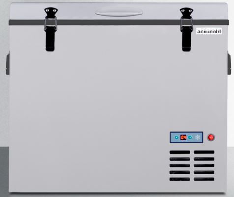 Summit® 1.9 Cu. Ft. Gray Portable Refrigerator/Freezer