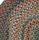 Capel Rugs Bear Creek Sage 20" x 30" Oval Throw Rug-1