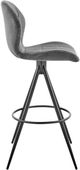 Armen Living Catalina Charcoal/Matte Black Counter Stool-4