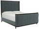 Wesley Allen Customizable Broadway King Upholstered Panel Bed-2
